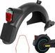 EWHEEL MOBILITY SL Garde-boue arrière pour scooter électrique avec support métallique - arrière avec feu arrière LED pour Segway Ninebot Max G30 / G30LP / G30LE / G30LE II - accessoires de rechange