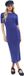 No Matter What Mega Merchant GMBH Robe longue à manches courtes Saks Blue L