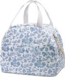 Merkloos Blauwe Geïsoleerde Lunchtas