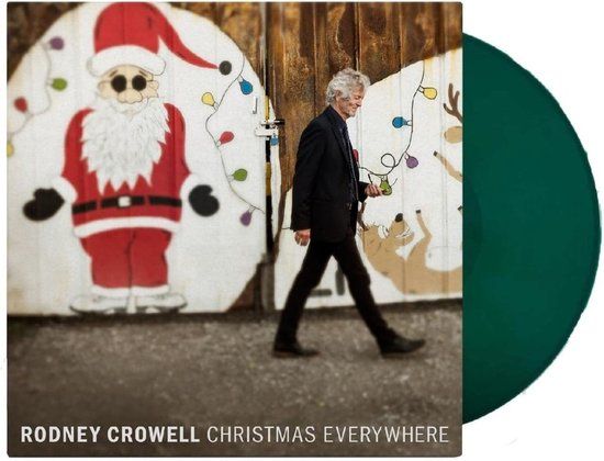 V2 Red Eye Rodney Crowell Christmas Everywhere LP Coloured Vinyl Groen