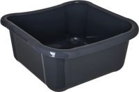 KADAX Rechthoekige wasbak, donkergrijs, 12 liter