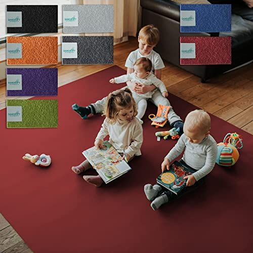 Sanosoft Kruipmat XXL made in Germany - Ö-KO-Tex 100 180x560cm rood