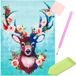 Malatec MAXY Diamond Painting set - Hert - complete set - cadeau sint/kerst