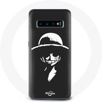 Maniacase Hoesje voor Samsung Galaxy S10 One piece Manga Luffy Art