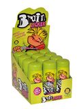 Freekee Brain Licker | 12 tongrollers | roll-on met zure vloeibare snoepjes met fruitsmaak | tray met 12 verpakkingen (12 x 60 ml)