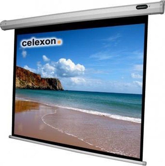 Celexon 1090072 projectiescherm 4:3 - 180 cm - Zwart;Wit