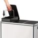 Merkloos / Sans marque Corvance B.V. Keukenafvalbak – Prullenbak – Afvalemmer – Inzamelbak – Recyclingbak – 3 x 18L Compartimenten – Soft-Close Deksel en Stalen Frame – Zilver – Staal – 54 L