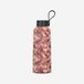Gourde inox 1L avec bouchon à vis, composée à 75% d'acier recyclé, fleurs