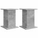 vidaXL Plantenstandaard 2 stuks Betongrijs 30,5 x 30 x 43 cm Bewerkt hout
