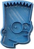 Cuticuter Simpsons baardknipper, blauw, 8 x 7 x 1,5 cm