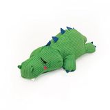 ZippyPaws Snooziez met Shhhqueaker - Alligator hondenspeelgoed met stille pieper