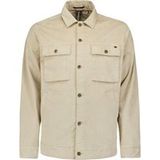 No Excess Overshirt Fermeture boutonnée Velours côtelé fin Stretch Ciment Taille : M | Vestes légères Outlet | Hommes | Beige