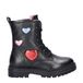 Nelson Kids leren veterboots zwart