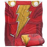 SHAZAM FILM FURY OF THE GODS Silky Touch superzachte plaid 152 x 127 cm