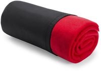 Merkloos Warme Polar Fleece deken/plaid - Set van 10 stuks - Rood - 120 x 150 cm