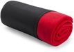 Merkloos Warme Polar Fleece deken/plaid - Set van 10 stuks - Rood - 120 x 150 cm