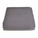 Allure Wafeldeken, 100% katoen luxe dubbele sprei, 175 x 225cm (houtskoolgrijs)