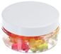 Merkloos Transparante PET Potjes, 100 ml met Plastic Deksel