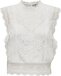 ONLY ONLKARO S/L LACE TOP NOOS WVN - Cloud Dancer - XS