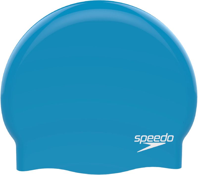 Speedo Plain Moulded badmuts - blue/chrome