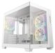 DEEPCOOL CG330 Boîtier PC Micro-ATX Mini-Tour avec 3 ventilateurs ARGB, Blanc