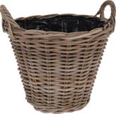 Pro Garden Opbergmand Rotan Bruin Rond 38 cm