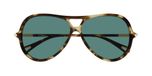 Chloé Ch0395s Lunettes de Soleil Femme Havana Rond Vert 59mm