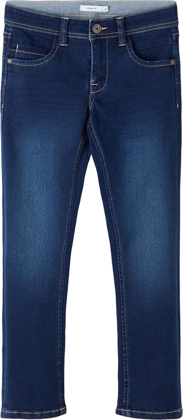 NAME IT NKMSILAS XSLIM Jeans - Boys - Size 164 - Dark Blue Denim