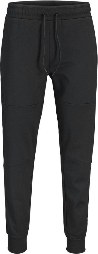 JACK&JONES JPSTGORDON BASE SWEAT PANTS JNR Jongens Broeken Zwart Polyester Katoen Elastaan Regular Fit