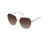 Guess GU7785 zonnebril 32F glanzend bleek goud 63/17/140 dames, Goud/Bruin Shaded
