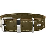 HUNTER hondenhalsband AALBORG SPECIAL, olijfgroen, maat 80