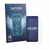Savvies - Screenprotector voor Umidigi A75x - Folie Beschermfolie transparant 18 Stuks