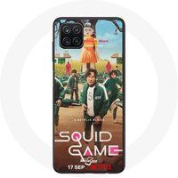 Maniacase Samsung Galaxy A12 Hoesje Squid Game Series soldaten Maniacase pop
