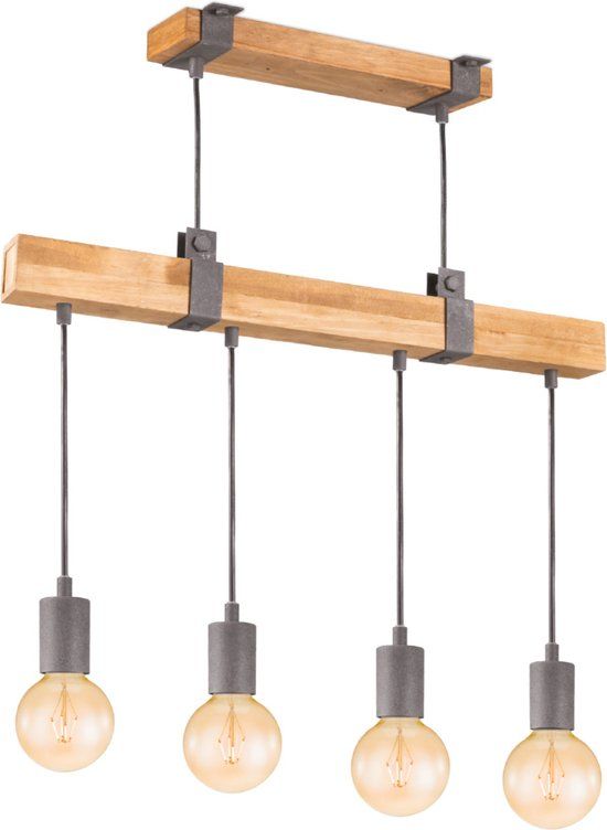 Home Sweet Home Landelijke Hanglamp Denton Hout