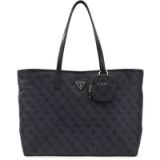 GUESS Adrian Logo Tech Shopper Charbon Logo gris foncé