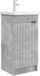 vidaXL Badkamermeubel met Wastafel Betongrijs 42 x 40 x 84,5 cm