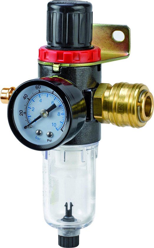 Einhell Filter + Drukregelaar - R 1/4" Buitendraad - 4134200