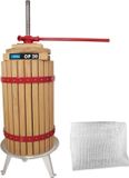 Gude Fruitpers / Wijnpers / appelpers 30 liter Bruin Hout