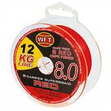 WFT KG 8.0 Red 100m 0,16 mm 22kg Gevlochten vislijn