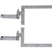 Tirard Sas Gond De Portail L Orientable Ø 12 Mm. À Visser. Réglage 47-60 Mm. Couleur Noir