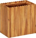 vidaXL - Plantenbak - verhoogd - 50x30x50 cm - massief acaciahout