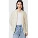 AllSaints Laina Cardigan Blanc craie