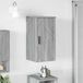 Maison Exclusive - Meuble de salle de bain exclusif - Gris Sonoma, dimensions : 30 x 31,5 x 61 cm