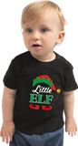 Little elf t-shirt - noir - bébés - Vêtements de Noël / Tenue de Noël 80
