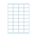 Herlitz 830422 Rechthoekige etiketten 192 stuks