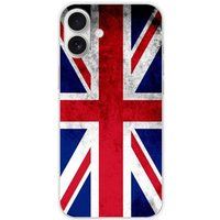 Apple iPhone 16 Plus Siliconen hoesje - Engelse vlag