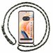 Tumundosmartphone Transparante beschermhoes voor Xiaomi Redmi Note 12 4G met koord groen/goud