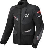 Macna Synchrone Solid, veste de moto imperméable, textile, noir, taille S