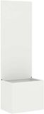 vidaXL Privacy Screen White 50 x 32 x 150 cm Cold Rolled Steel