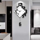 TWFJEL Wandklok met slinger